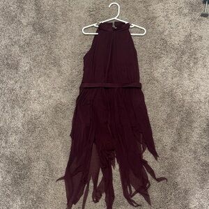 Weissman Burgundy Kids Dance Costume